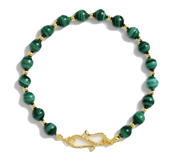 Bracelet &quot;Quartz Vert Apaisant&quot;