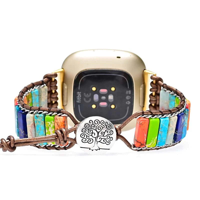 Bracelet Montre Chakra Energy pour Fitbit Versa 2
