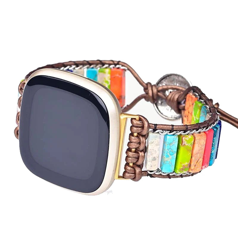 Bracelet de Montre Chakra Energy pour Fitbit Versa 3 / Sense