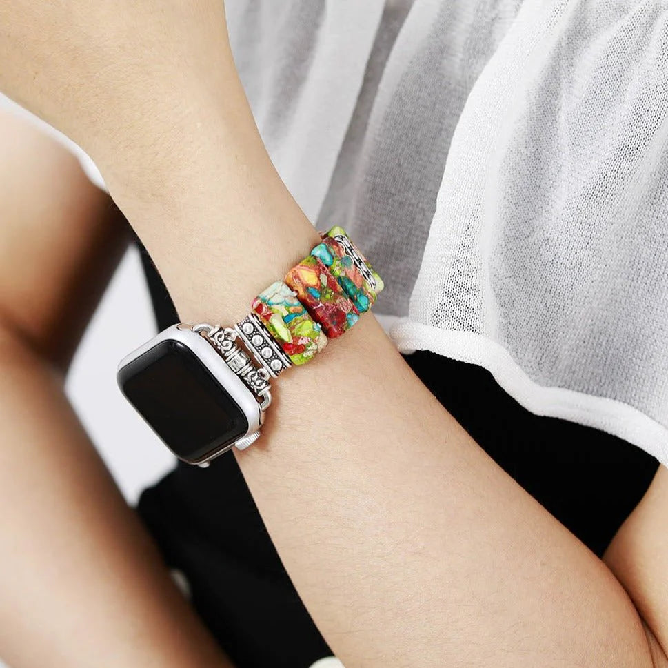 Bracelet Extensible Fleur de Printemps pour Apple Watch