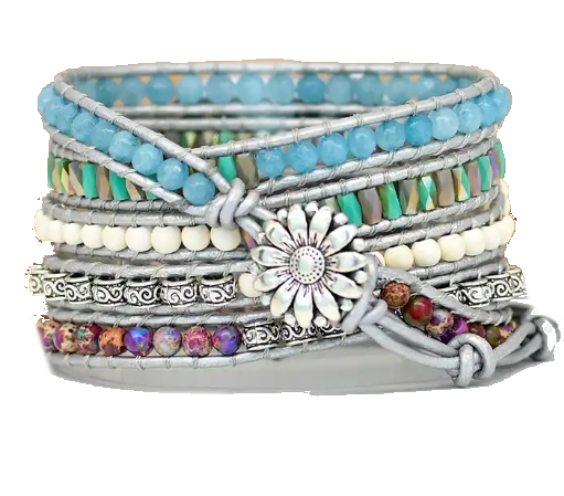Bracelet pour Apple Watch en Jaspe Océan Pour Protection